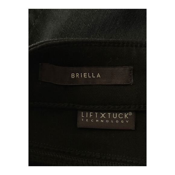 NYDJ Briella 11 Inch Denim Roll Cuffs shorts black size 10 - Picture 6 of 7